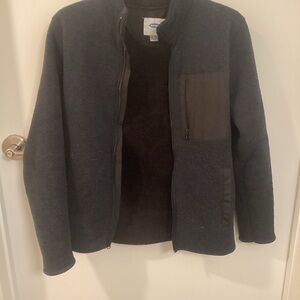 Old Navy Dark Blue Sherpa Lined Jacket
